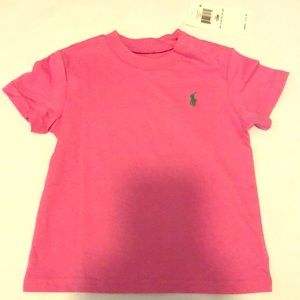 Never worn Boys Pink Ralph Lauren T-shirt